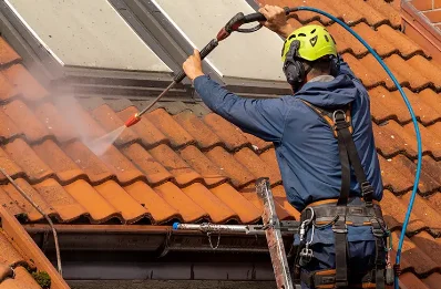 Démoussage et hydrofuge de toiture à Péronnas